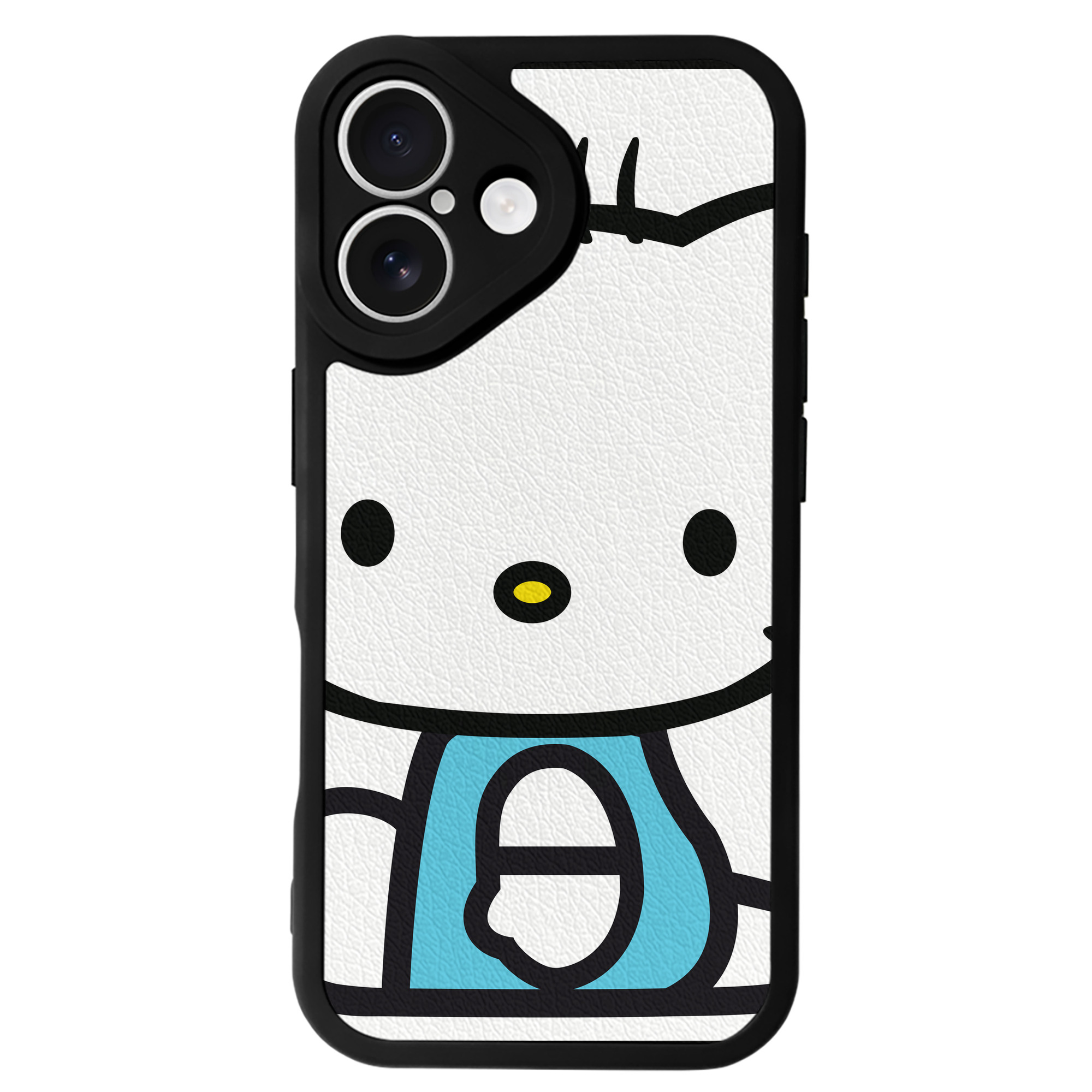（画像用） Hello Kitty ハローキティ 【iPhone 16シリーズ対応】シリコンスマホケース（レザー調） 材質：シリコン